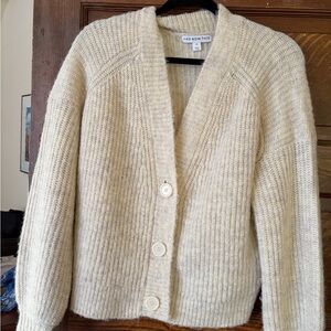 And Now This Women's Cream Cardigan Sweater